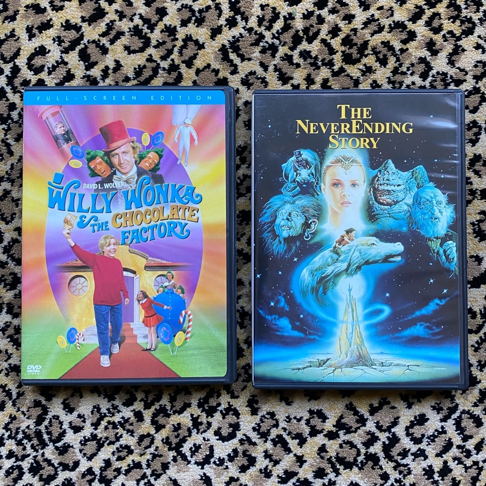 Willy Wonka and The Neverending Story DVD Bundle